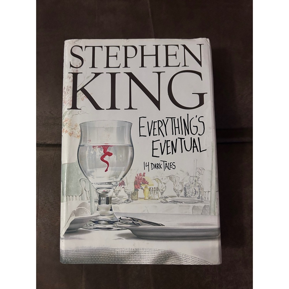 Stephen King Everything's Eventual Book Adult OS White 1st Ed 14 Dark Tales